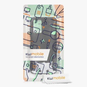 Husa Kwmobile pentru Xiaomi Redmi 10 (2022)/Redmi 10 (2021), Negru/Alb, Silicon, KWM000013XL002C - Img 7