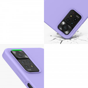 Husa Kwmobile pentru Xiaomi Redmi Note 11 Pro/Redmi Note 11 Pro 5G, Silicon, Mov, 57373.108 - Img 8
