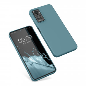 Husa Kwmobile pentru Xiaomi Redmi Note 11 Pro/Redmi Note 11 Pro 5G, Silicon, Verde, 57373.207 - Img 2