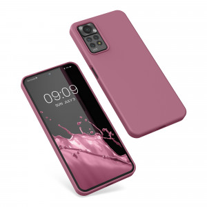 Husa Kwmobile pentru Xiaomi Redmi Note 11 Pro/Redmi Note 11 Pro 5G, Silicon, Violet, 57373.167 - Img 2