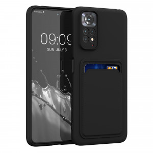 Husa Kwmobile pentru Xiaomi Redmi Note 11/Redmi Note 11s, Silicon, Negru, 57384.47 - Img 1