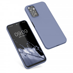 Husa Kwmobile pentru Xiaomi Redmi Note 11/Redmi Note 11s, Silicon, Albastru, 57368.12 - Img 2