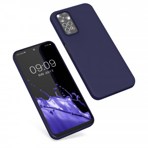 Husa Kwmobile pentru Xiaomi Redmi Note 11/Redmi Note 11s, Silicon, Albastru, 57368.182 - Img 2