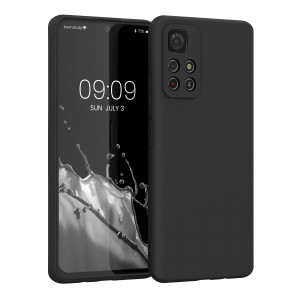 Husa Kwmobile pentru Xiaomi Redmi Note 11S 5G/Poco M4 Pro 5G, Silicon, Negru, 57024.01 - Img 1