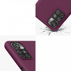 Husa Kwmobile pentru Xiaomi Redmi Note 11S 5G/Poco M4 Pro 5G, Silicon, Violet, 57024.187 - Img 8