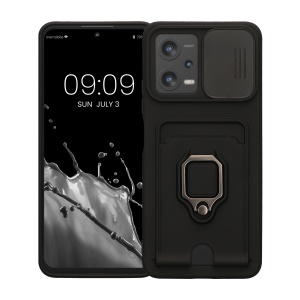 Husa Kwmobile pentru Xiaomi Redmi Note 12 5G/Poco X5, Negru, Silicon, 61182.01 - Img 2