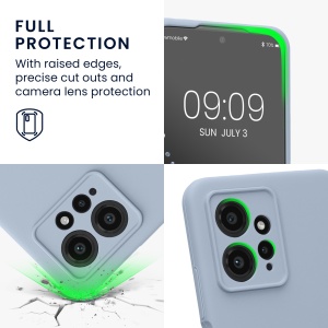 Husa Kwmobile pentru Xiaomi Redmi Note 12, Albastru deschis, Silicon, KWM000018UL022C - Img 4