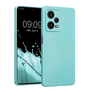 Husa Kwmobile pentru Xiaomi Redmi Note 12 Pro 5G, Verde deschis, Silicon, KWM000018CO007C - Img 1