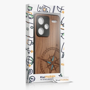 Husa Kwmobile pentru Xiaomi Redmi Note 13 Pro Plus 5G, Maro, Lemn/Silicon, KWM000020KL004C - Img 7
