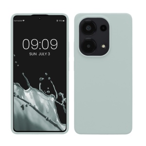Husa Kwmobile pentru Xiaomi Redmi Note 13 Pro, Verde deschis, Silicon, KWM000020LT005C - Img 1
