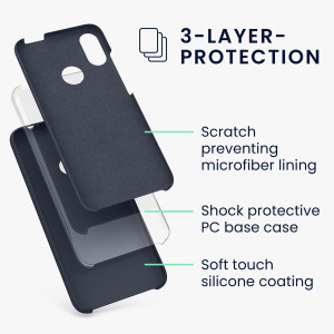 Husa Kwmobile pentru Xiaomi Redmi Note 7/Redmi Note 7 Pro, Silicon, Albastru, 48714.186 - Img 3