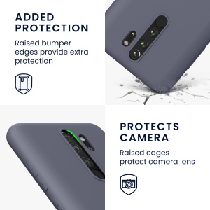 Husa Kwmobile pentru Xiaomi Redmi Note 8 Pro, Albastru inchis, Silicon, KWM000010MT038C - Img 3