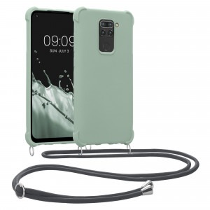 Husa Kwmobile pentru Xiaomi Redmi Note 9, Silicon, Verde, 53147.172 - Img 1