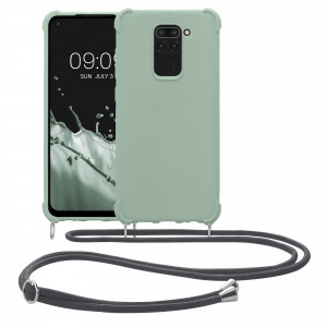 Husa Kwmobile pentru Xiaomi Redmi Note 9, Silicon, Verde, 53147.172 - Img 2