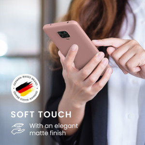 Husa Kwmobile pentru Xiaomi Redmi Note 9S/Redmi Note 9 Pro/Redmi Note 9 Pro Max, Silicon, Roz, 52140.193 - Img 5