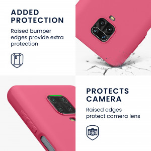 Husa Kwmobile pentru Xiaomi Redmi Note 9S/Redmi Note 9 Pro/Redmi Note 9 Pro Max, Silicon, Roz, 52140.238 - Img 4