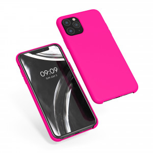Husa pentru Apple iPhone 11 Pro, Silicon, Roz, 49726.08 - Img 2