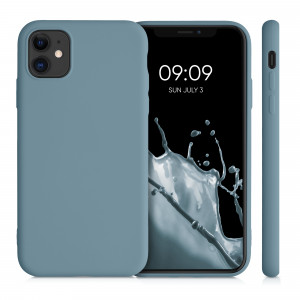 Husa pentru Apple iPhone 11, Silicon, Albastru, 50791.206, kwmobile - Img 2