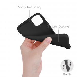 Husa pentru Apple iPhone 11, Silicon, Negru, 50791.47 - Img 4