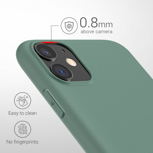 Husa pentru Apple iPhone 11, Silicon, Verde, 49787.166, kwmobile - Img 4