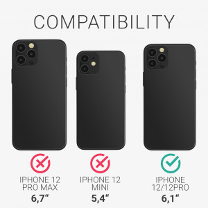 Husa pentru Apple iPhone 12 / iPhone 12 Pro, Silicon, Albastru, 53938.58 - Img 6