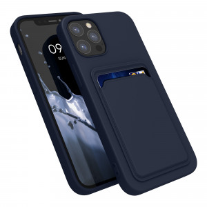 Husa pentru Apple iPhone 12 / iPhone 12 Pro, Silicon, Albastru, 55112.17, kwmobile - Img 1