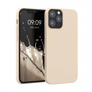 Husa pentru Apple iPhone 12 / iPhone 12 Pro, Silicon, Crem, 52641.154 - Img 1