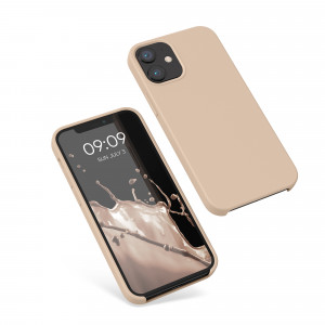 Husa pentru Apple iPhone 12 Mini, Silicon, Crem, 52640.154 - Img 2