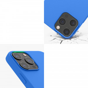 Husa pentru Apple iPhone 12 Pro Max, Silicon, Albastru, 52644.189 - Img 8