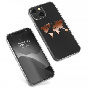 Husa pentru Apple iPhone 13 Mini, Silicon, Transparent, 57142.03, kwmobile - Img 2