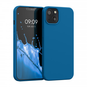 Husa pentru Apple iPhone 13, Silicon, Albastru, 55948.228, kwmobile - Img 1