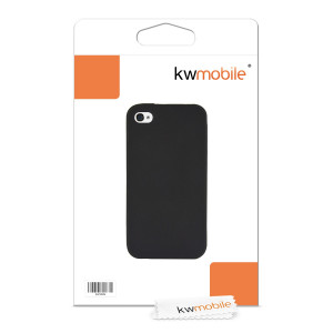 Husa pentru Apple iPhone 4 / iPhone 4s, Silicon, Negru, 10719 - Img 6