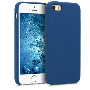 Husa pentru Apple iPhone 5 / iPhone 5s / iPhone SE, Silicon, Albastru, 42766.116 - Img 1