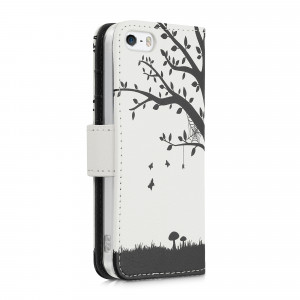 Husa pentru Apple iPhone 5s / iPhone SE, Piele ecologica, Multicolor, 20207.31, kwmobile - Img 4