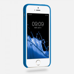 Husa pentru Apple iPhone 5s / iPhone SE, Silicon, Albastru, 42766.228, kwmobile - Img 3