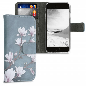 Husa pentru Apple iPhone 6 / iPhone 6s, Piele ecologica, Albastru, 24582.11 - Img 1