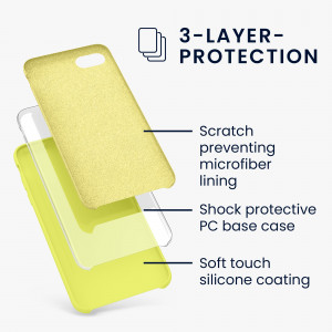 Husa pentru Apple iPhone 8 / iPhone 7 / iPhone SE 2, Silicon, Galben, 40225.30 - Img 3