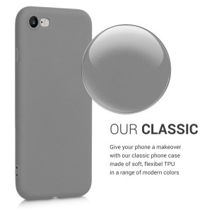 Husa pentru Apple iPhone 8 / iPhone 7 / iPhone SE 2, Silicon, Gri, 39458.155 - Img 4