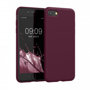 Husa pentru Apple iPhone 8 / iPhone 7 / iPhone SE 2, Silicon, Rosu, 49979.187, kwmobile - Img 1