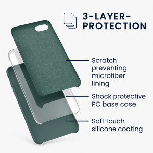 Husa pentru Apple iPhone 8 / iPhone 7 / iPhone SE 2, Silicon, Verde, 40225.171 - Img 3