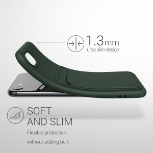 Husa pentru Apple iPhone 8 / iPhone 7 / iPhone SE 2, Silicon, Verde, 55117.80, kwmobile - Img 3