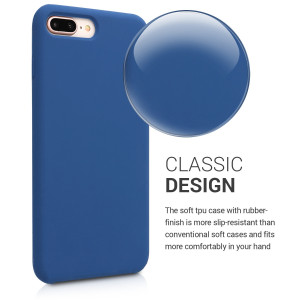 Husa pentru Apple iPhone 8 Plus / iPhone 7 Plus, Silicon, Albastru, 40842.116 - Img 4
