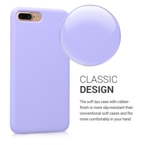 Husa pentru Apple iPhone 8 Plus / iPhone 7 Plus, Silicon, Mov, 40842.108 - Img 4
