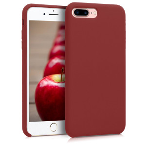 Husa pentru Apple iPhone 8 Plus / iPhone 7 Plus, Silicon, Rosu, 40842.20 - Img 1