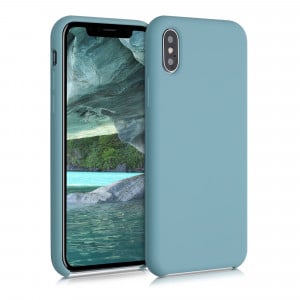 Husa pentru Apple iPhone X / iPhone XS, Silicon, Albastru, 42495.206 - Img 1