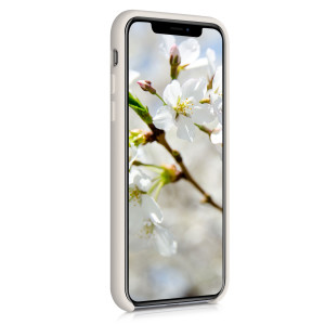 Husa pentru Apple iPhone X / iPhone XS, Silicon, Bej, 42495.204 - Img 3