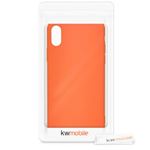 Husa pentru Apple iPhone X / iPhone XS, Silicon, Portocaliu, 43940.69 - Img 7