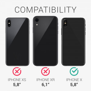 Husa pentru Apple iPhone X / iPhone XS, Silicon, Portocaliu, 49915.150, kwmobile - Img 6