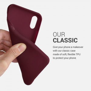 Husa pentru Apple iPhone X / iPhone XS, Silicon, Rosu, 42492.190 - Img 4