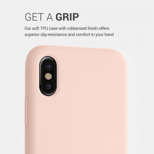 Husa pentru Apple iPhone X / iPhone XS, Silicon, Roz, 42495.225, kwmobile - Img 4